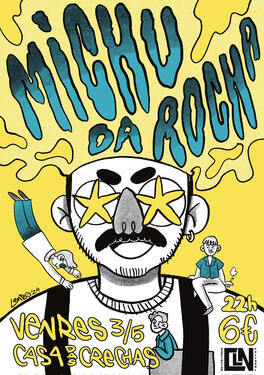 Michu da Rocha gig poster